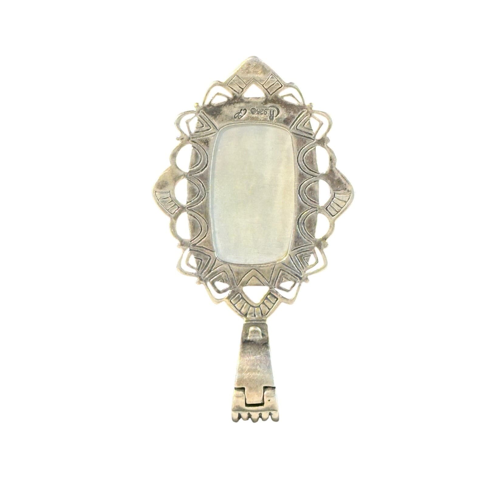 Carolyn Pollack Sterling Multi Gemstone Vintage Dragonfly Pendant Enhancer - Thumbnail 10