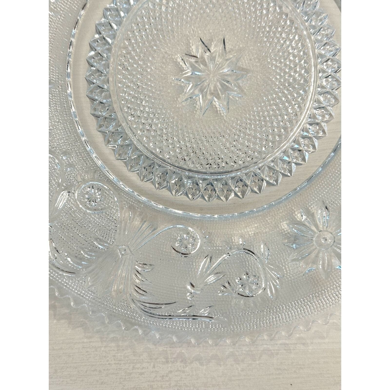 Duncan and Miller Sandwich Glass # 41 Vintage Dinner Plate-9 5/8" Rare Excellent - Thumbnail 5
