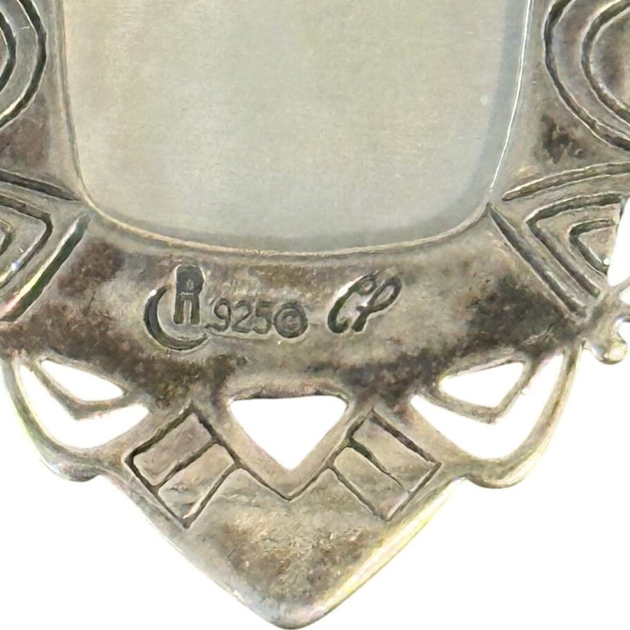 Carolyn Pollack Sterling Multi Gemstone Vintage Dragonfly Pendant Enhancer - Thumbnail 8