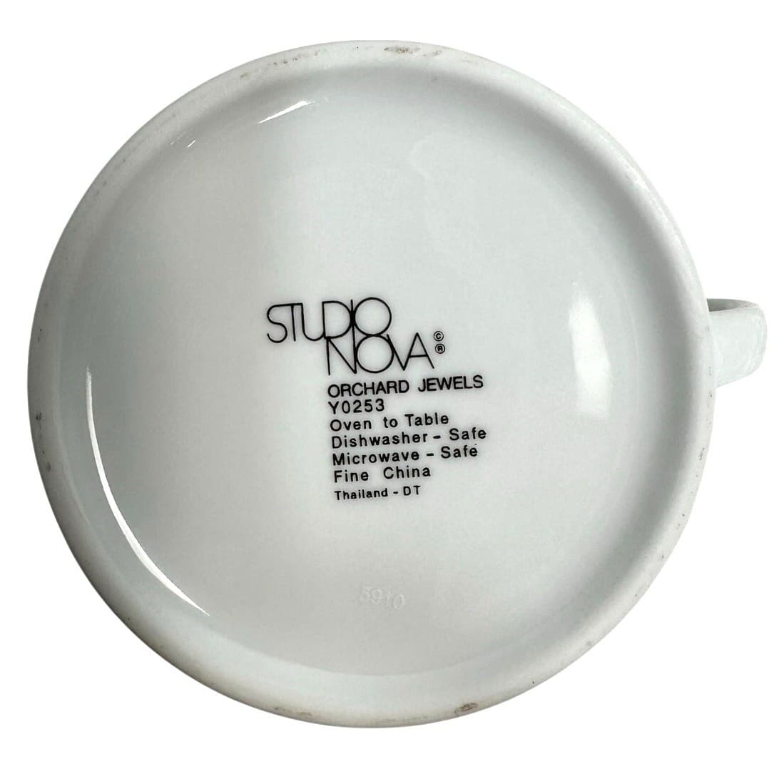 Studio Nova Retired 1999-2004 'Orchard Jewels' 5-Piece Place Setting-Exceptional - Thumbnail 10