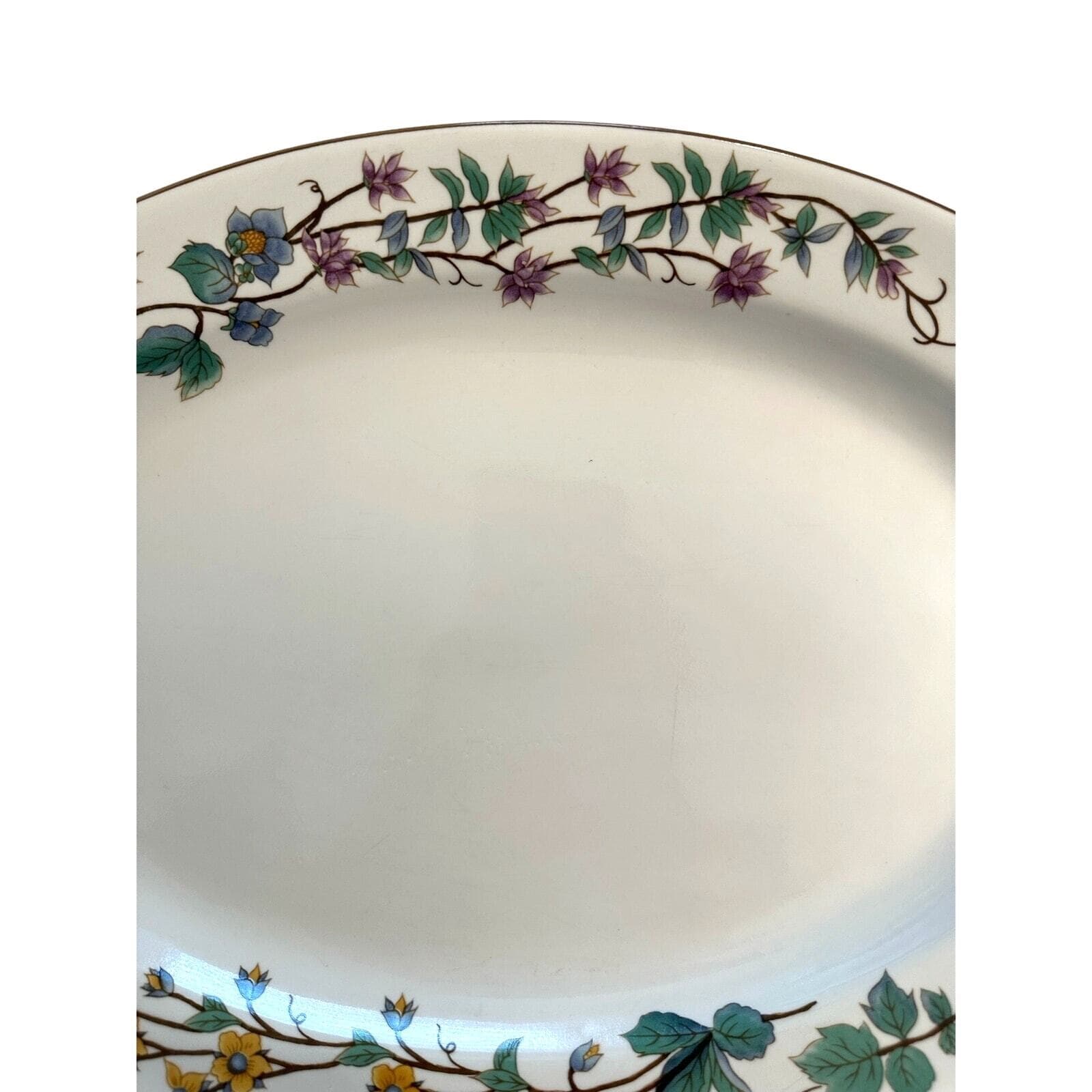 Woodhill by Citation Retired Large Oval Vintage Serving Platter 16" x 11"-Nice! - Thumbnail 3