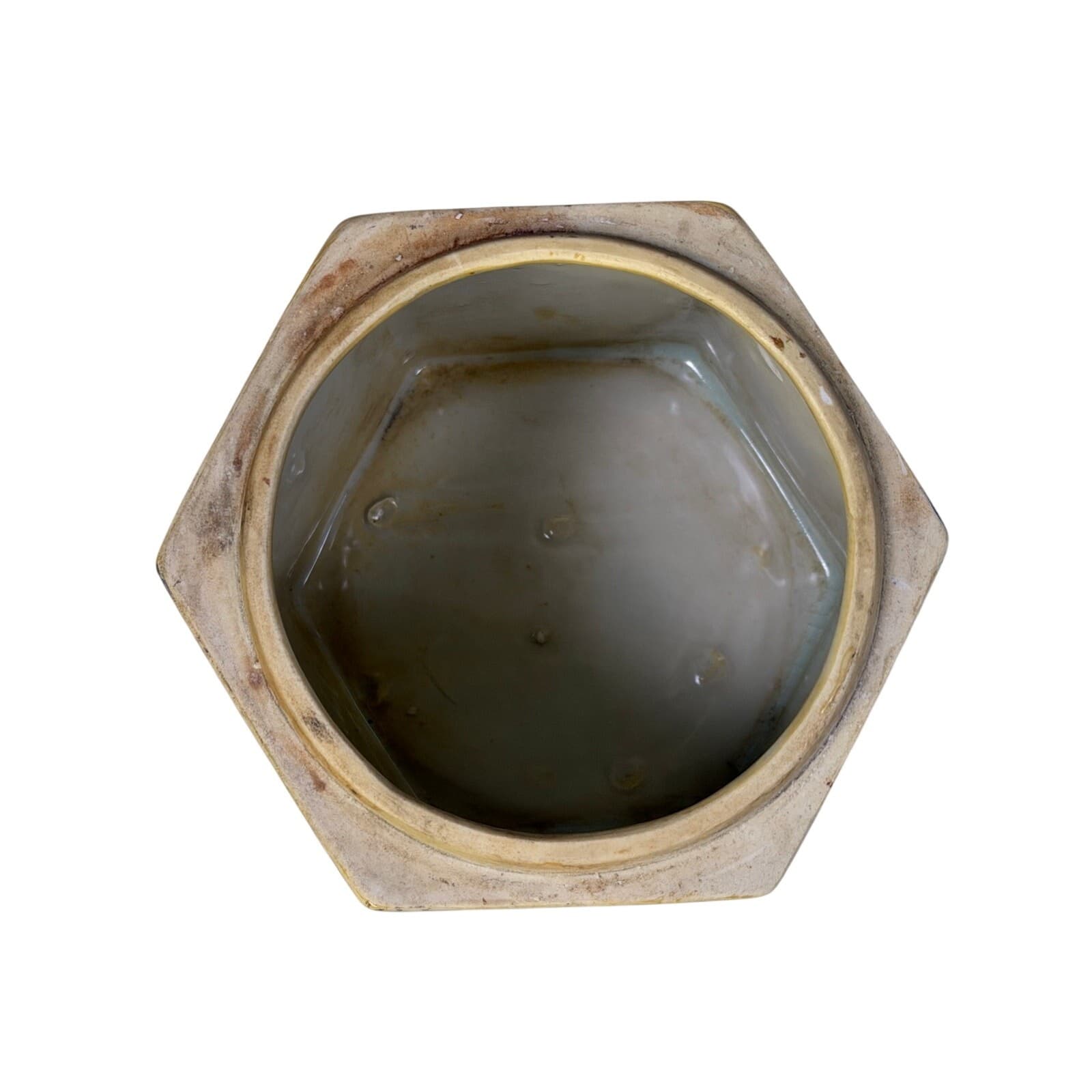 Imari Japanese Octagonal Hand Painted 7" Enameled Jar with Lid - Thumbnail 5