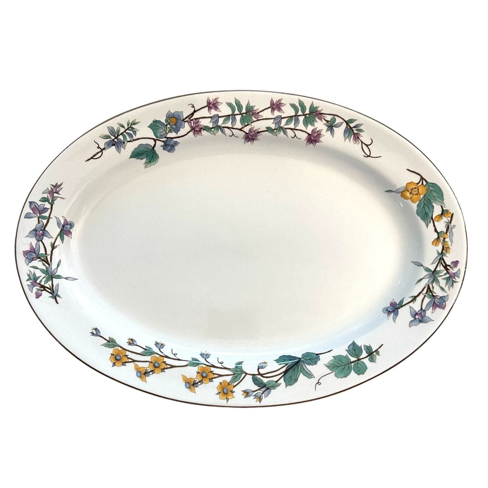 Woodhill by Citation Retired Large Oval Vintage Serving Platter 16" x 11"-Nice!