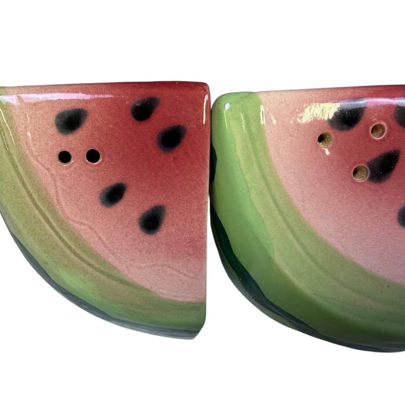 Country Designs Watermelon 4-PC Tabletop Set-Napkin Holder Toothpick Salt Pepper - Thumbnail 6