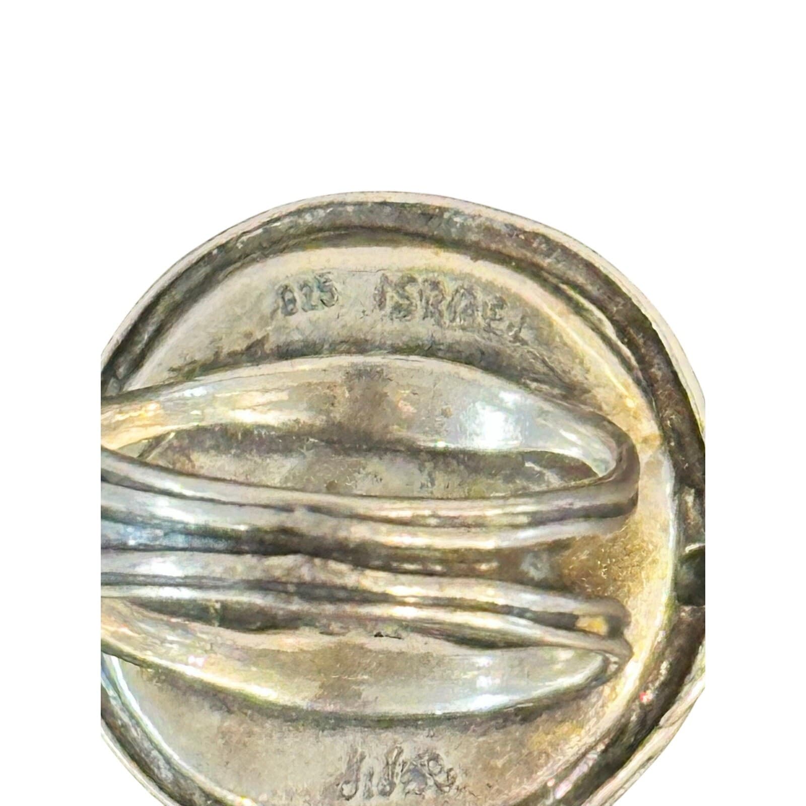 Didae Israel Sterling Silver Mother of Pearl Bird Star Heart Romantic Ring - Thumbnail 6