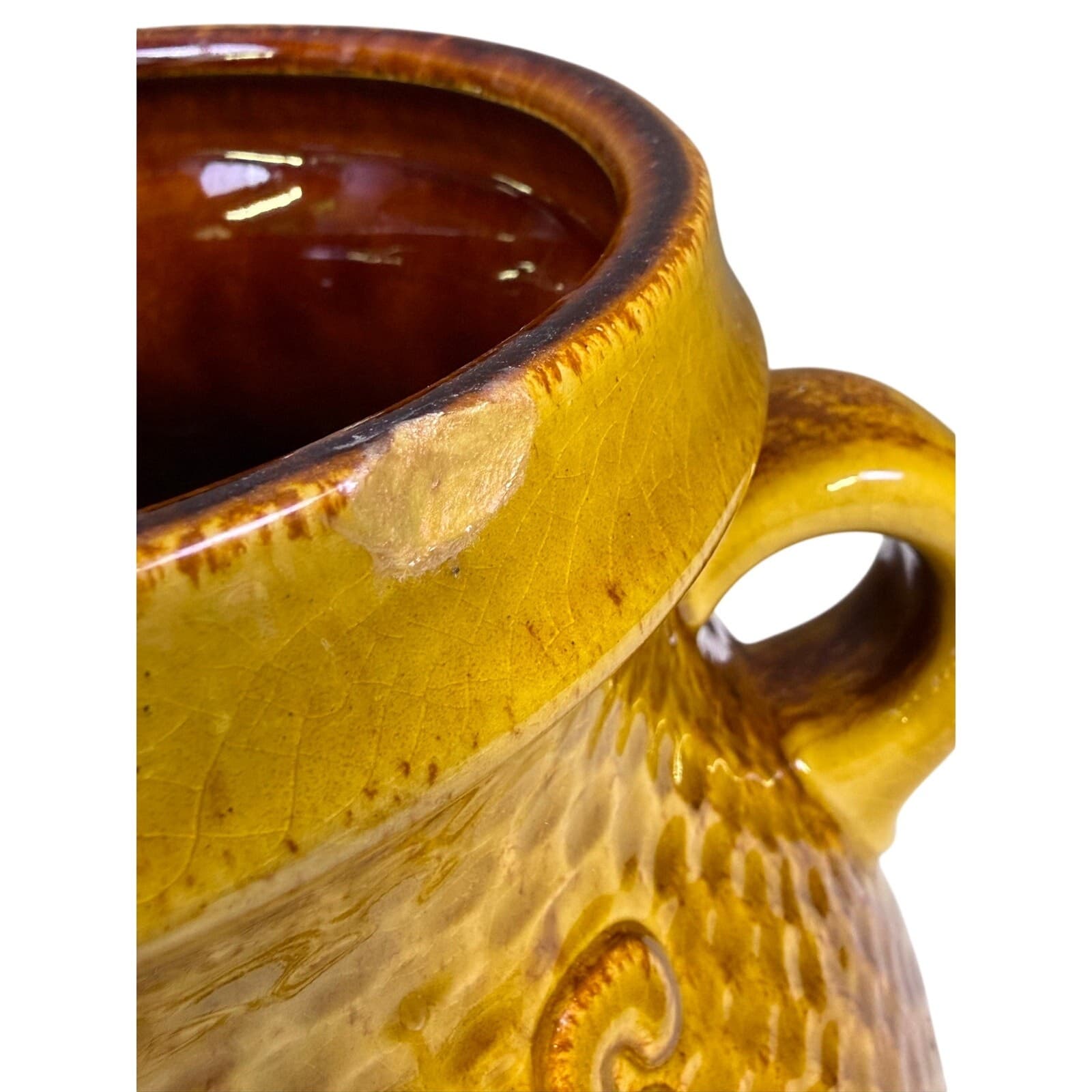 Scheurich-Keramik West Germany #821-32 Ceramic 13" Rumtopf w/Lid-Rare/Excellent - Thumbnail 8