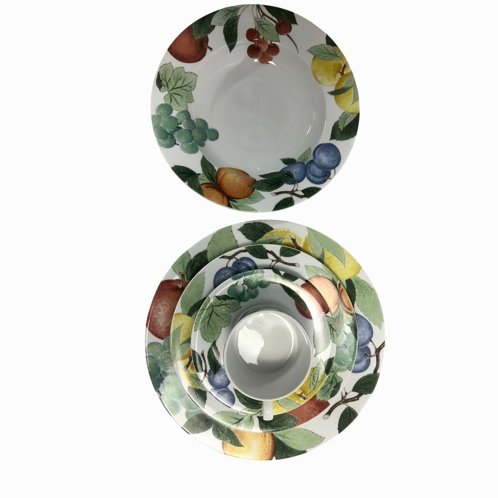 Studio Nova Retired 1999-2004 'Orchard Jewels' 5-Piece Place Setting-Exceptional - Thumbnail 8