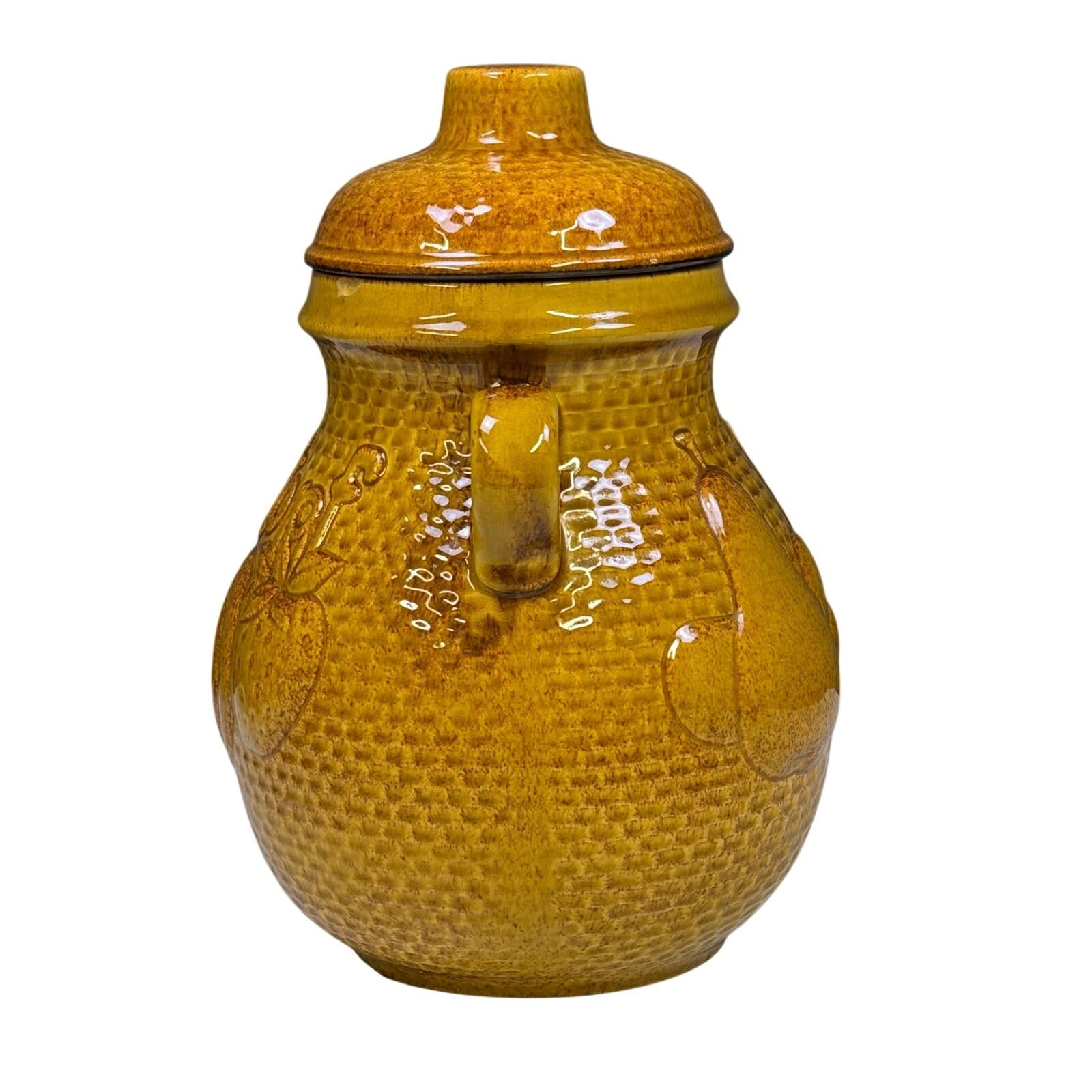 Scheurich-Keramik West Germany #821-32 Ceramic 13" Rumtopf w/Lid-Rare/Excellent - Thumbnail 2