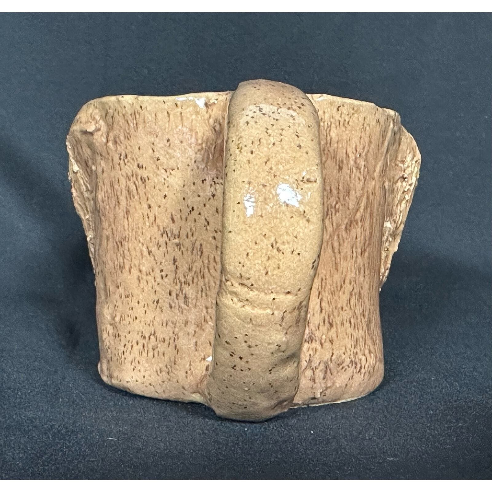 Handmade Unique Bearded Face Pottery Coffee Tea Mug - Thumbnail 4