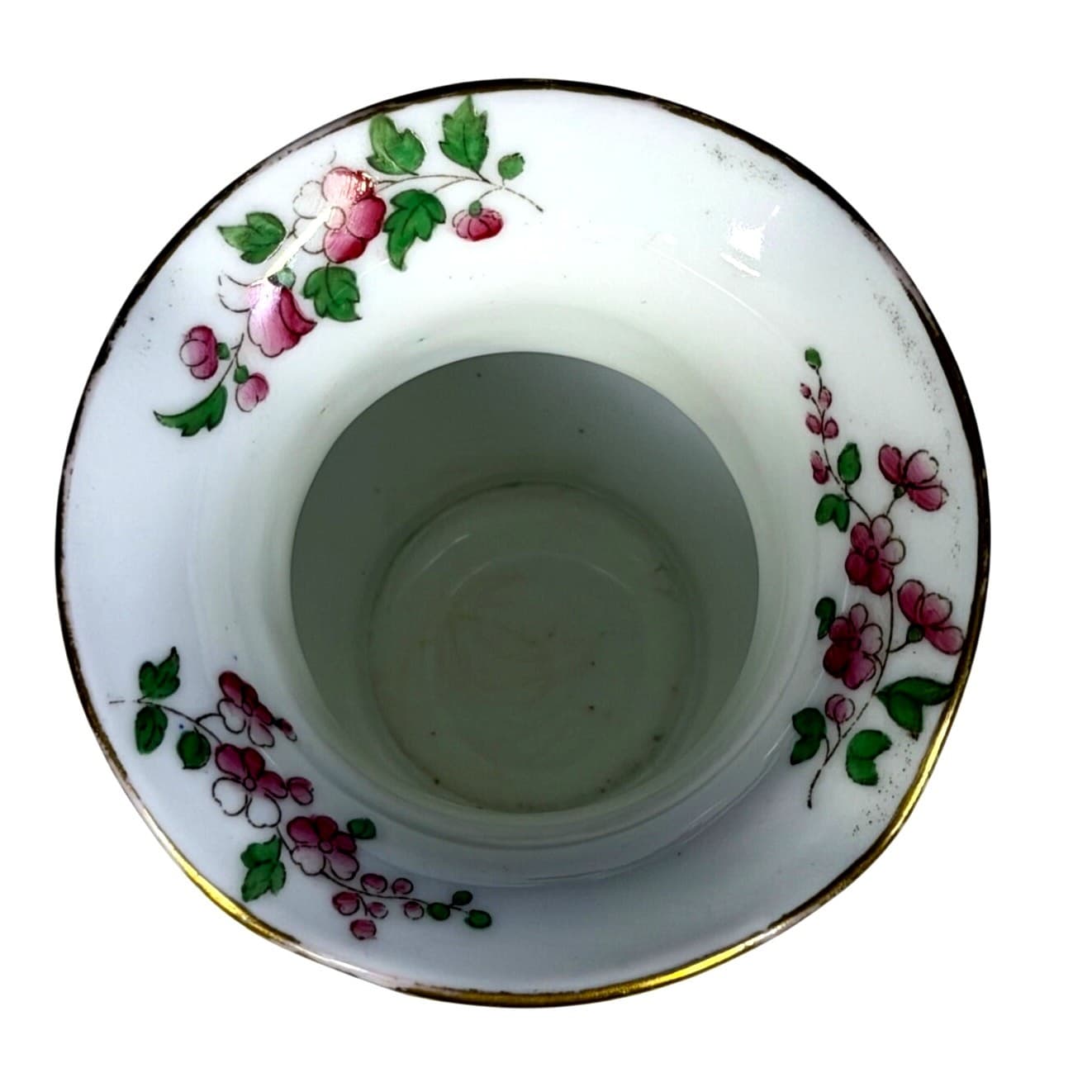 Wedgwood Antique c 1880-1900 Black Amari Ware Gold Accented Floral Vase-Rare - Thumbnail 5