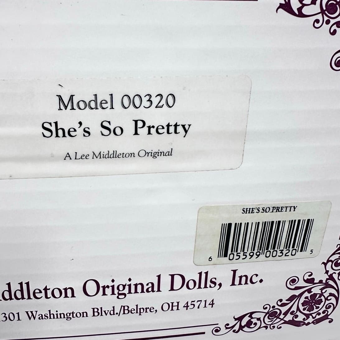 Lee Middleton 2000 Original Doll Model 00320 #146/1500-"She's So Pretty"-NEW! - Thumbnail 10