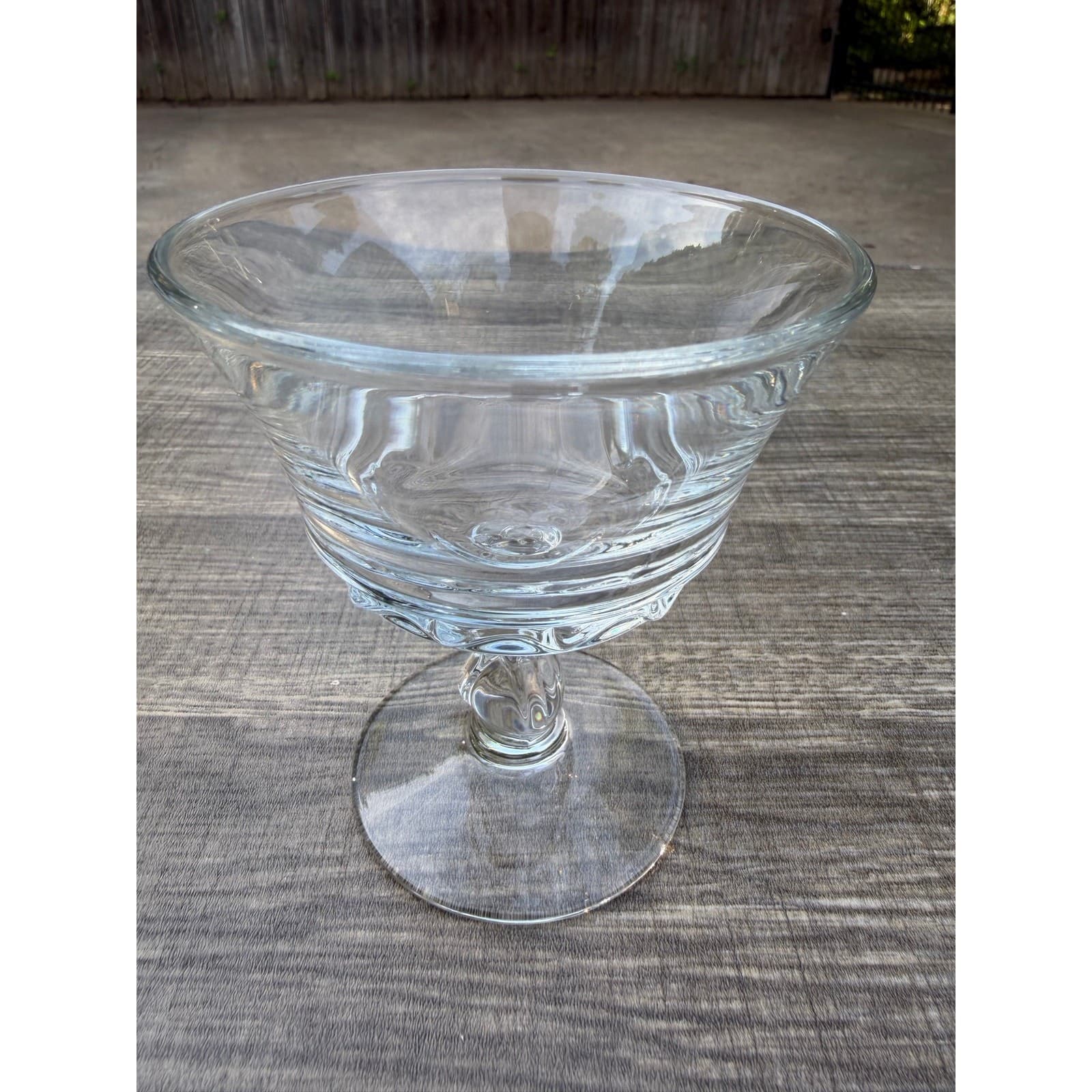 Fostoria 'Century' Tall Champagne/Sherbet Glasses Crystal Vintage Elegant-Set 8 - Thumbnail 2