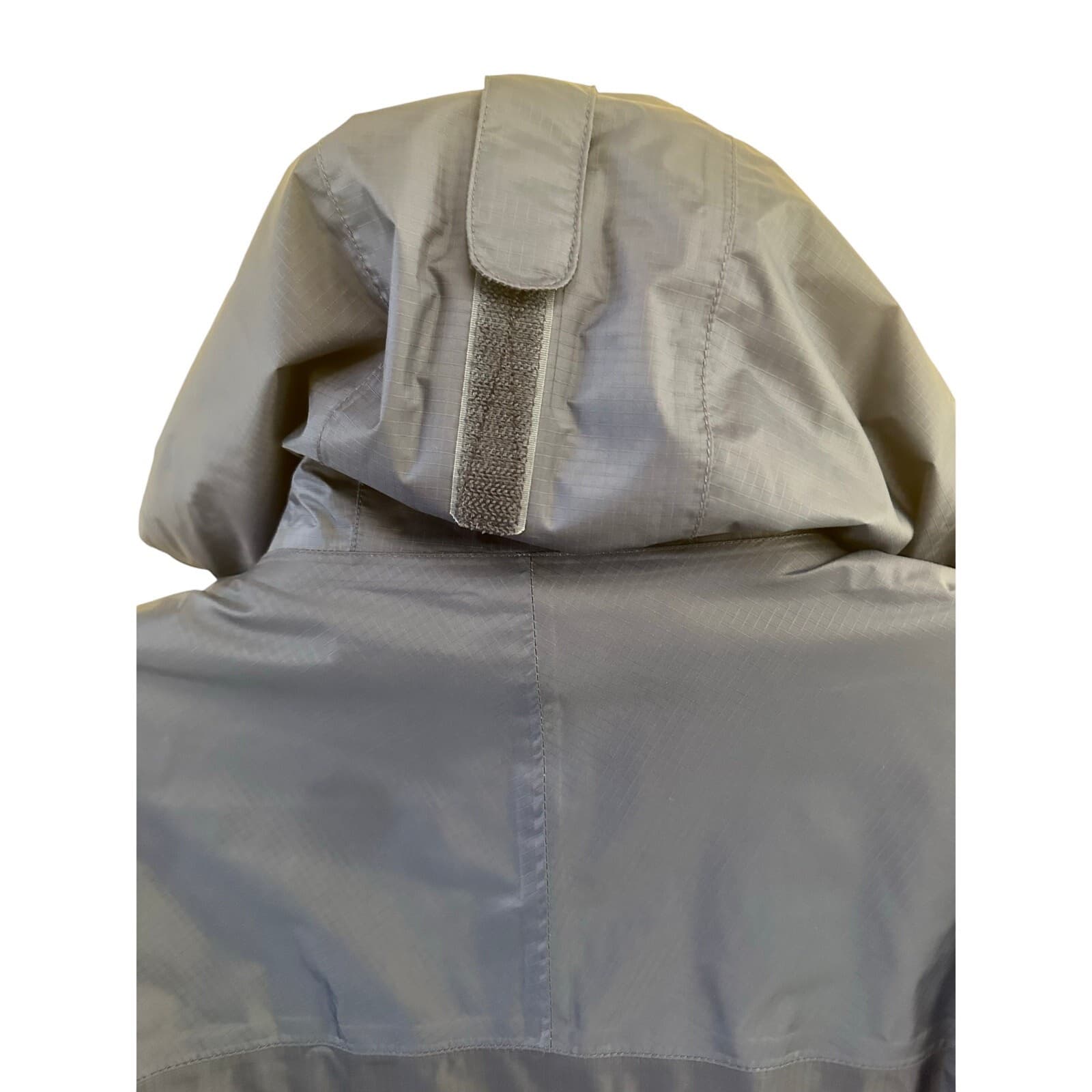 L L Bean 293753 Men's Large Nylon Mountain Parka Navy Blue Hood Water Resistant - Thumbnail 8