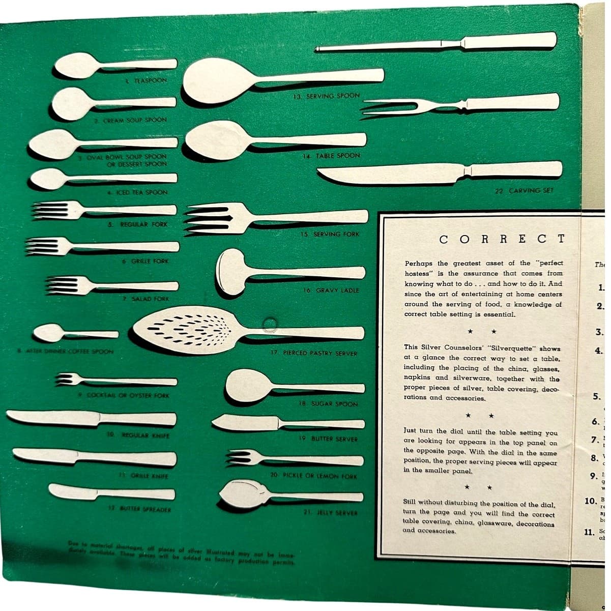 Oneida Silver Prestige 1945 'Bordeaux' Silverplate 60-Piece Flatware Set w/Chest - Thumbnail 10
