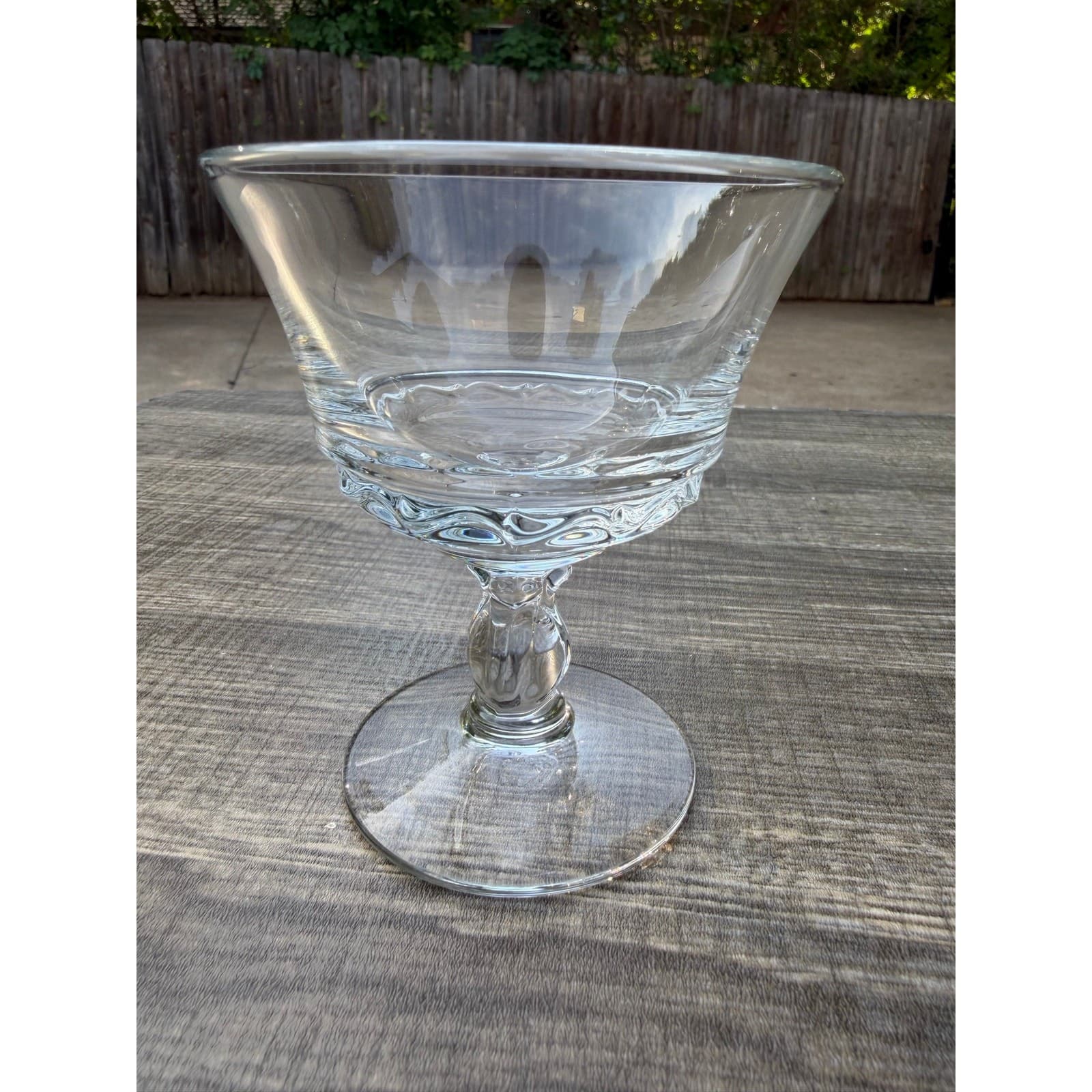 Fostoria 'Century' Tall Champagne/Sherbet Glasses Crystal Vintage Elegant-Set 8 - Thumbnail 10