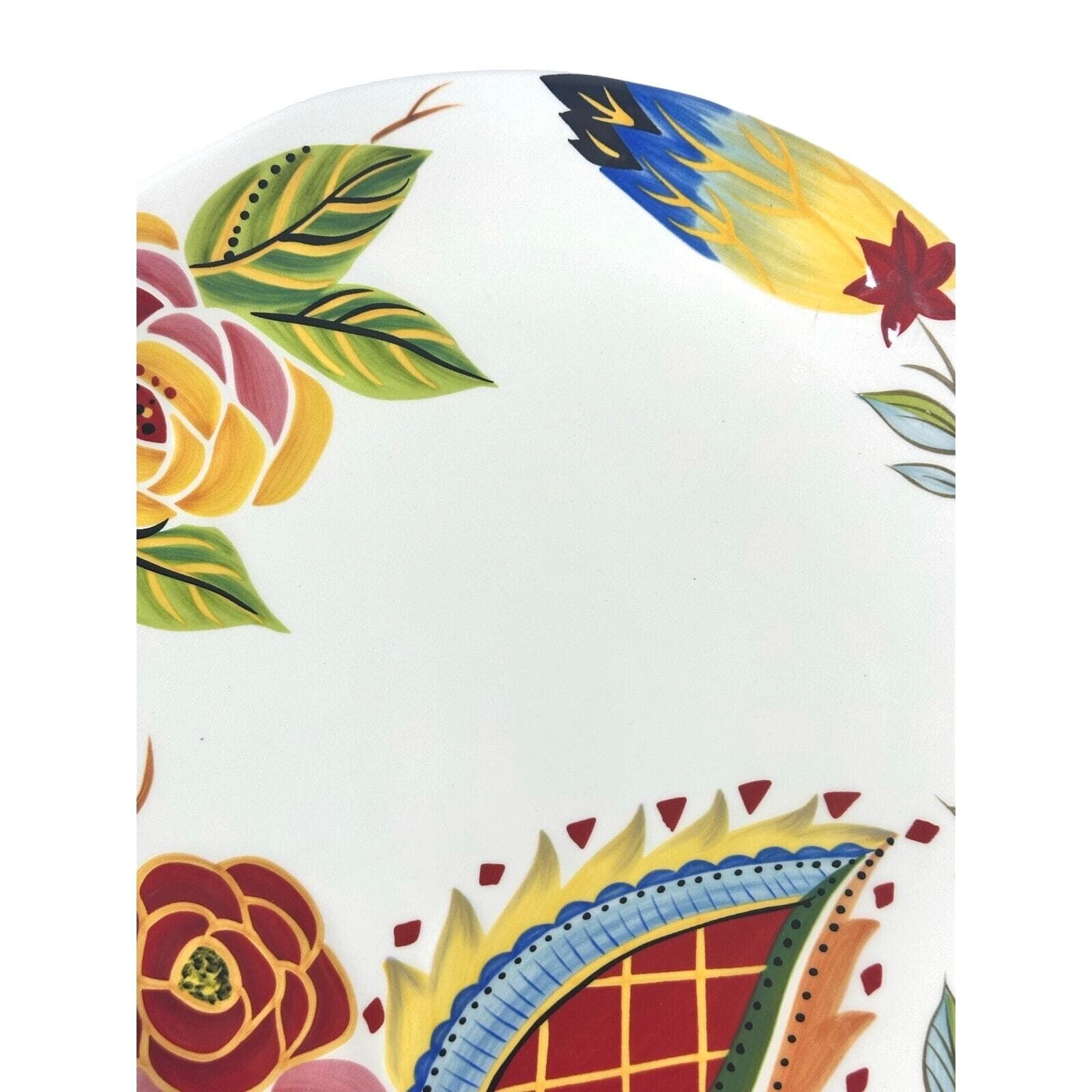 Eva Mendes VIDA Rose Print for ESPANA 11 " Dinner Plate-Excellent to Mint! - Thumbnail 3