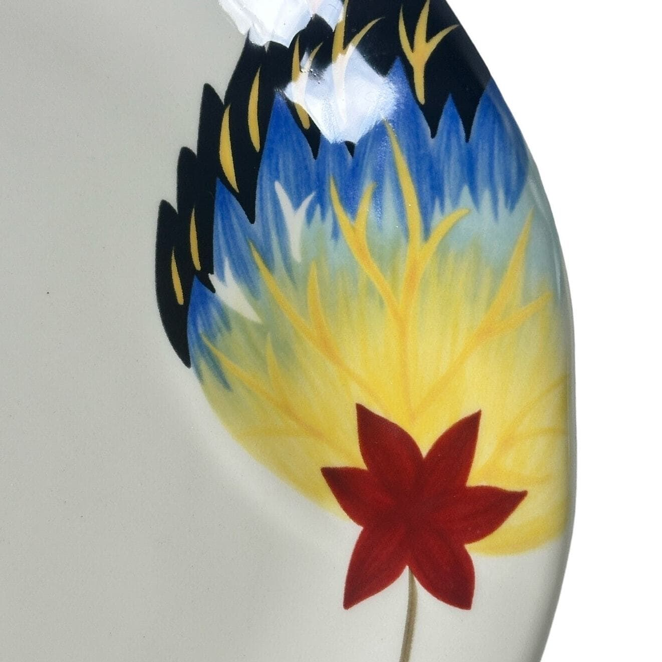Eva Mendes VIDA Rose Print for ESPANA 8.5 " Round Salad Plate-Excellent to Mint! - Thumbnail 4