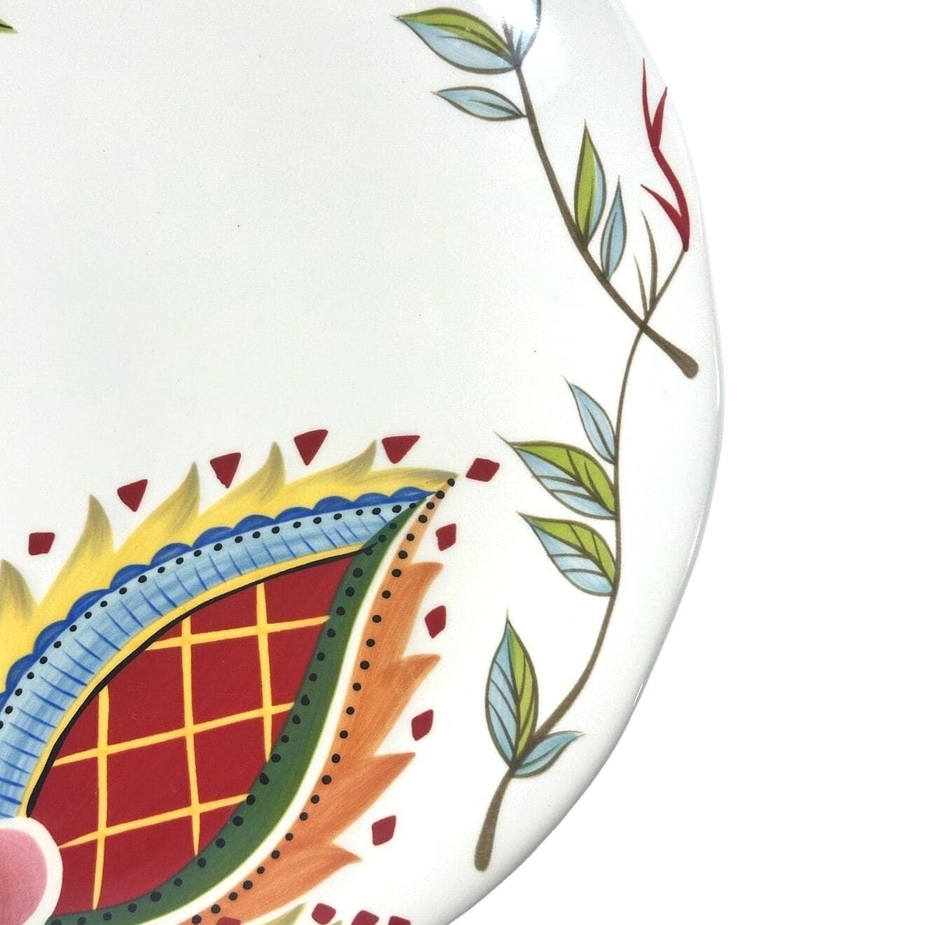Eva Mendes VIDA Rose Print for ESPANA 11 " Dinner Plate-Excellent to Mint! - Thumbnail 4