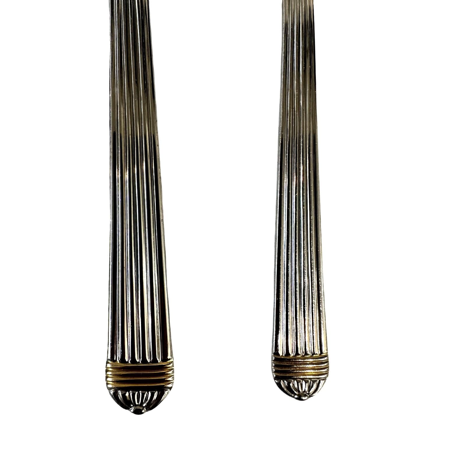 Christian Dior 'Gaudron' Japan Stainless/Gold 5-Piece Flatware Place Setting - Thumbnail 4