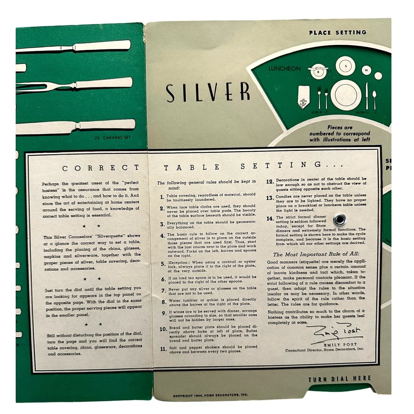 Oneida Silver Prestige 1945 'Bordeaux' Silverplate 60-Piece Flatware Set w/Chest - Thumbnail 11