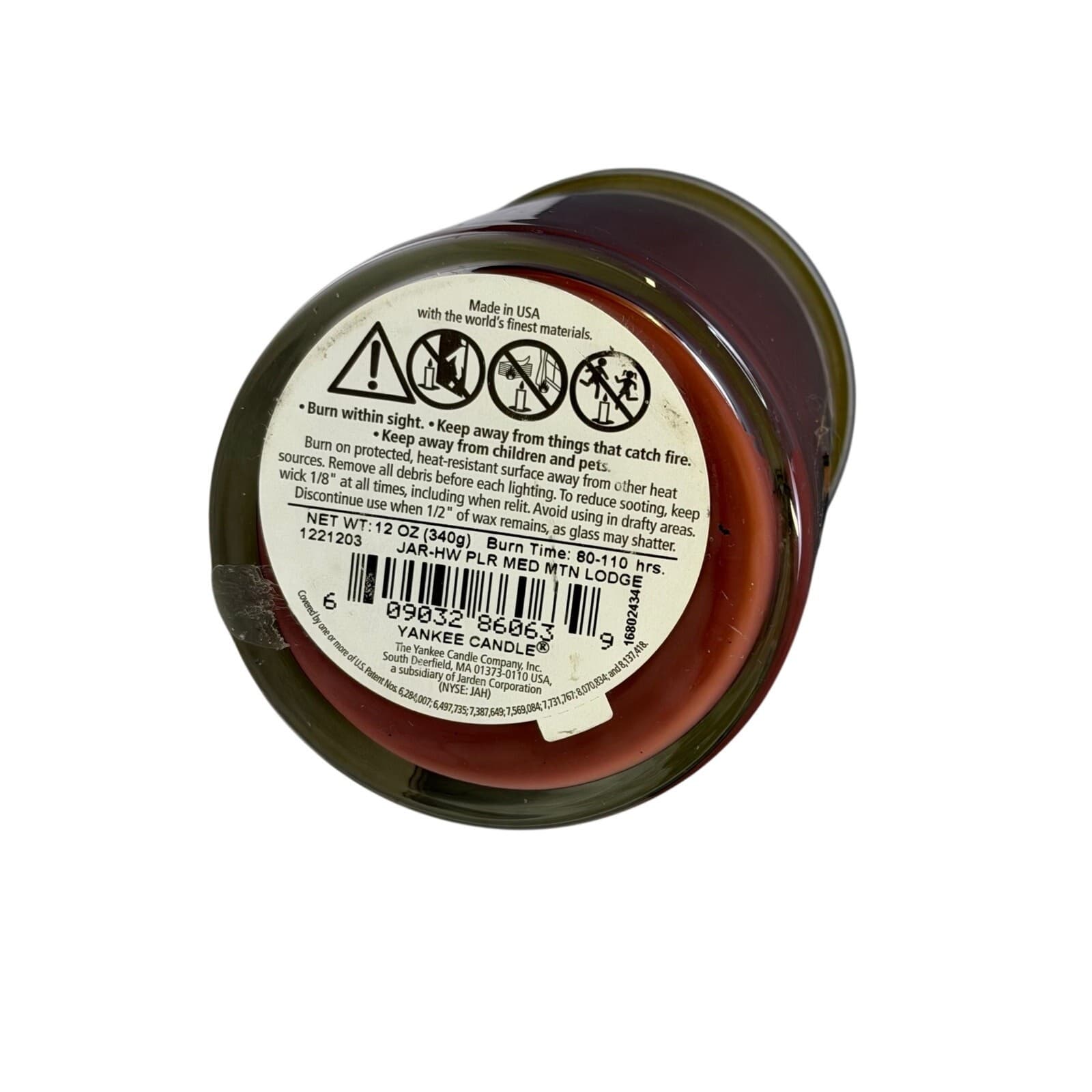 Yankee Candle Mountain Lodge Large Tumbler 12 oz New Unused Discontinued Scent - Thumbnail 7