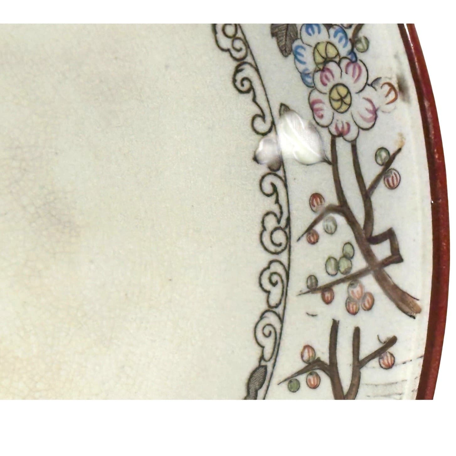 Wedgwood Antique c. 1800's-Early 1900's 'Burmah' Pedestal Cake Stand-Rare Find! - Thumbnail 8