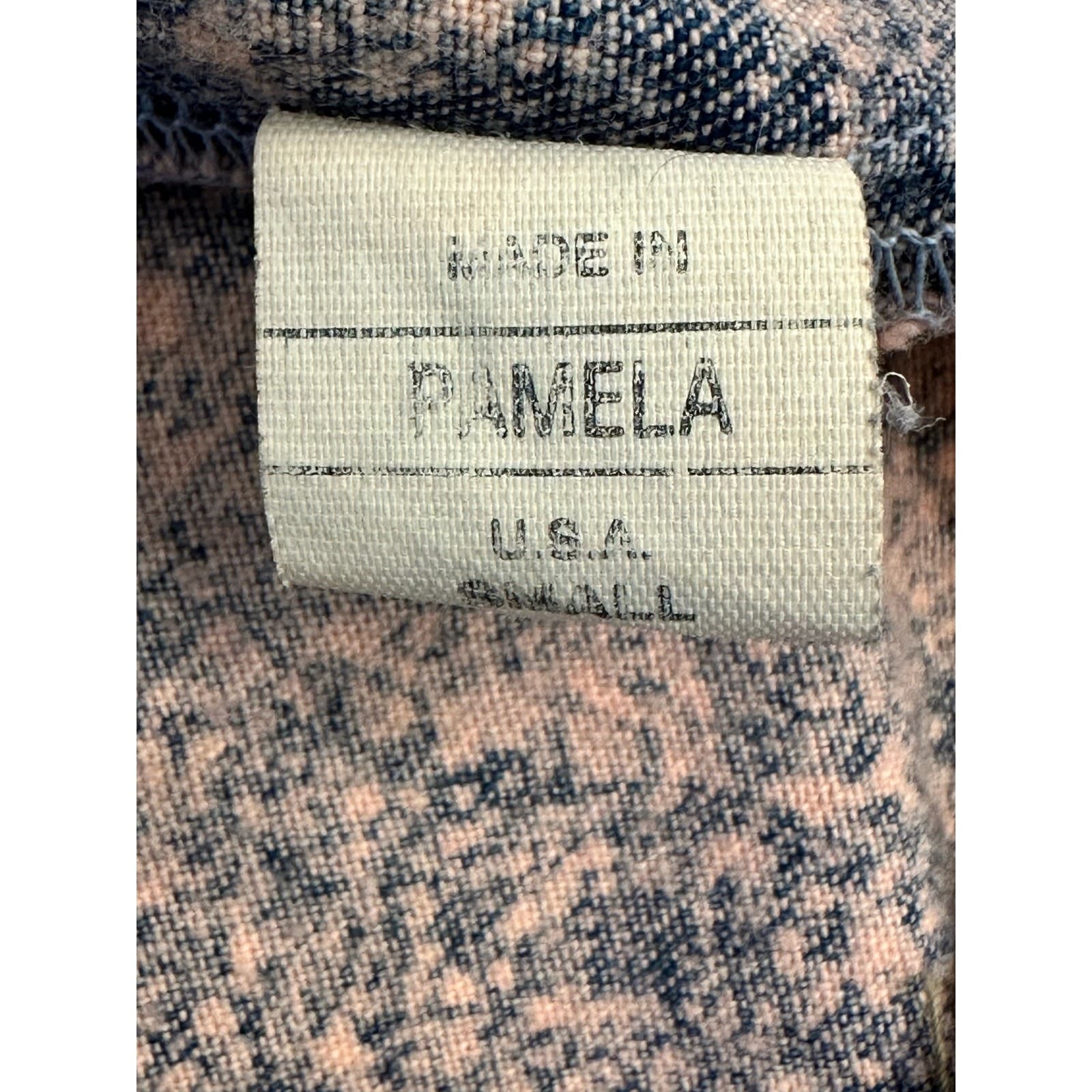Designs USA Vintage Acid Washed Long Embellished Bejeweled Pink Denim Duster - Thumbnail 17