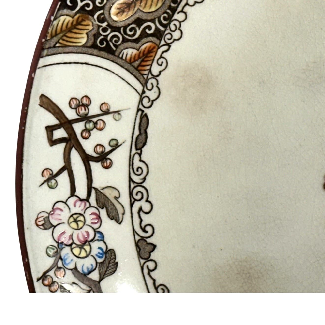 Wedgwood Antique c. 1800's-Early 1900's 'Burmah' Pedestal Cake Stand-Rare Find! - Thumbnail 5