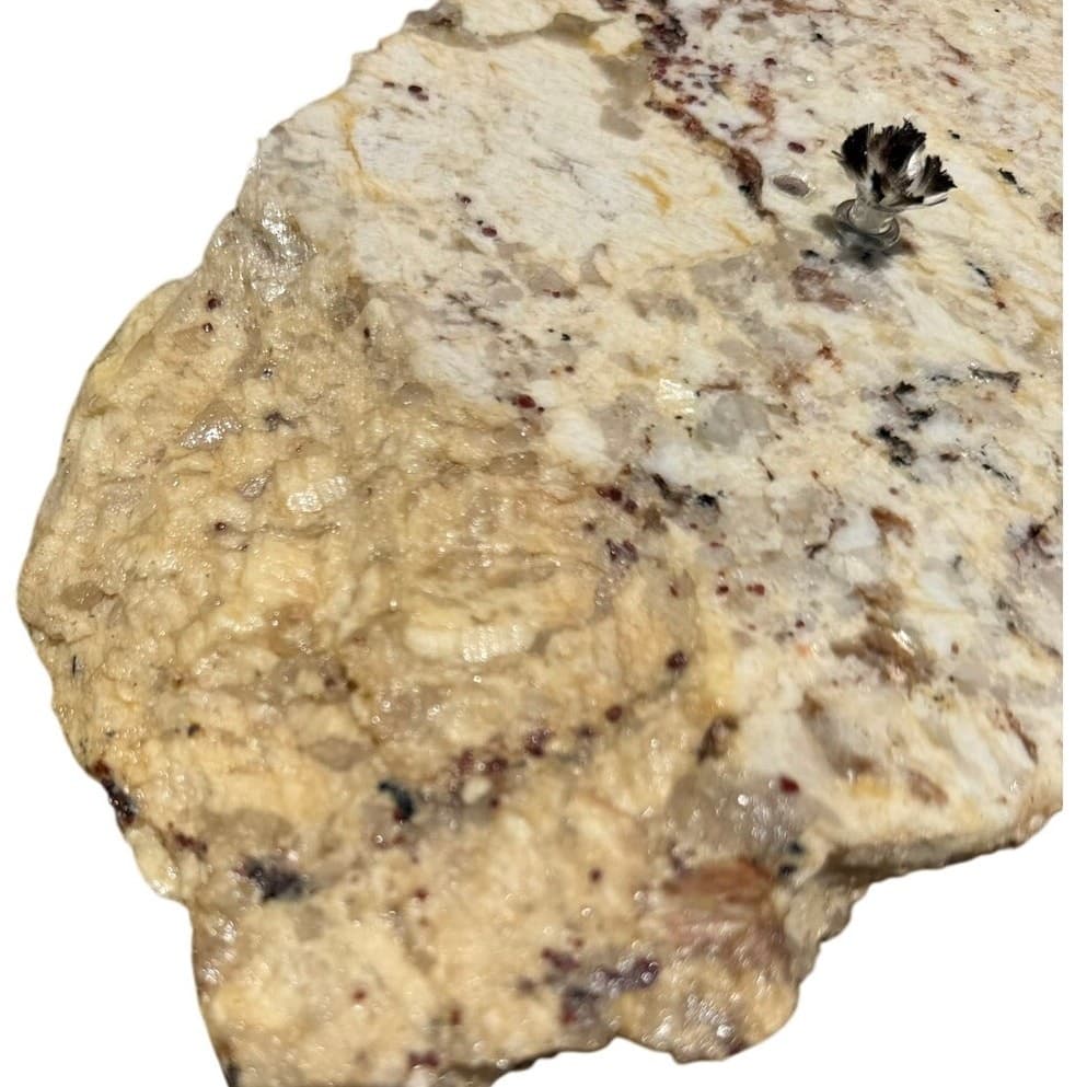 Handcrafted Natural 16 x 8 Granite Stone Slab Dual Oil Lamps Rustic Centerpiece - Thumbnail 11