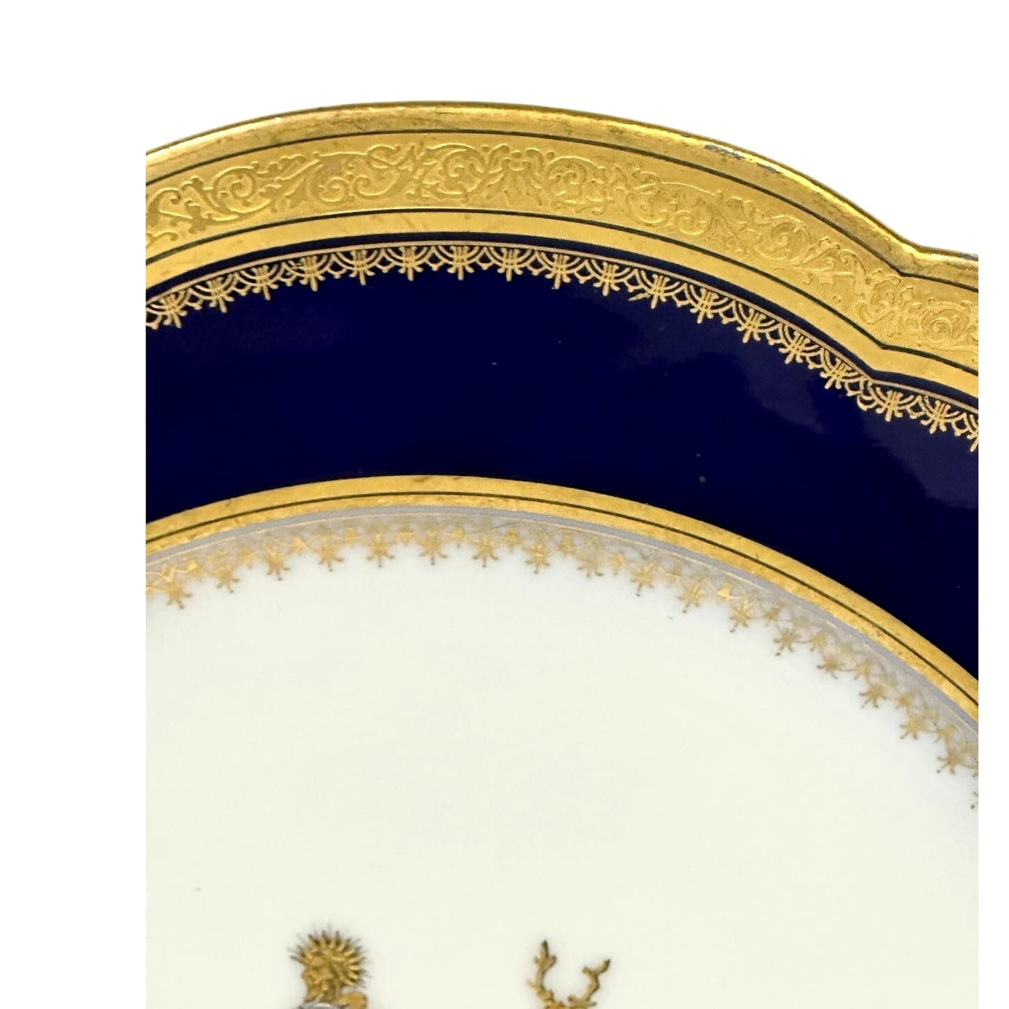 Sèvres Porcelain Château des Tuileries 1848 Heraldic Armorial Cabinet Plate - Thumbnail 9