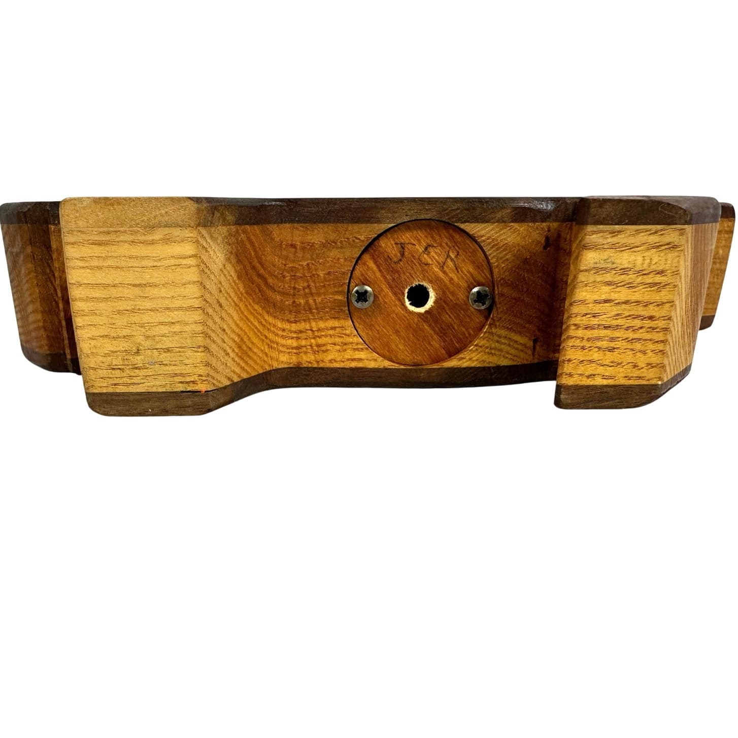 Unique Rare Wooden Pig Vintage Piggy Bank with Wood Stopper-Excellent! - Thumbnail 5