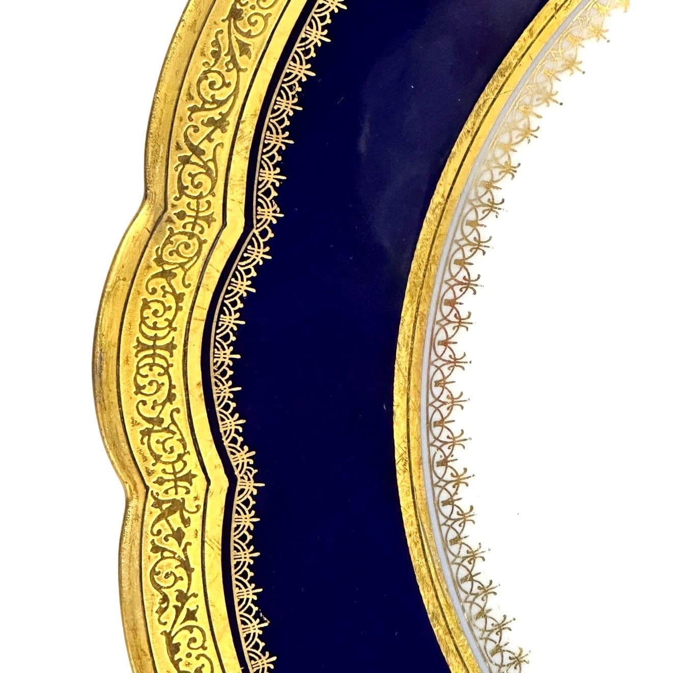 Sèvres Porcelain Château des Tuileries 1848 Heraldic Armorial Cabinet Plate - Thumbnail 10