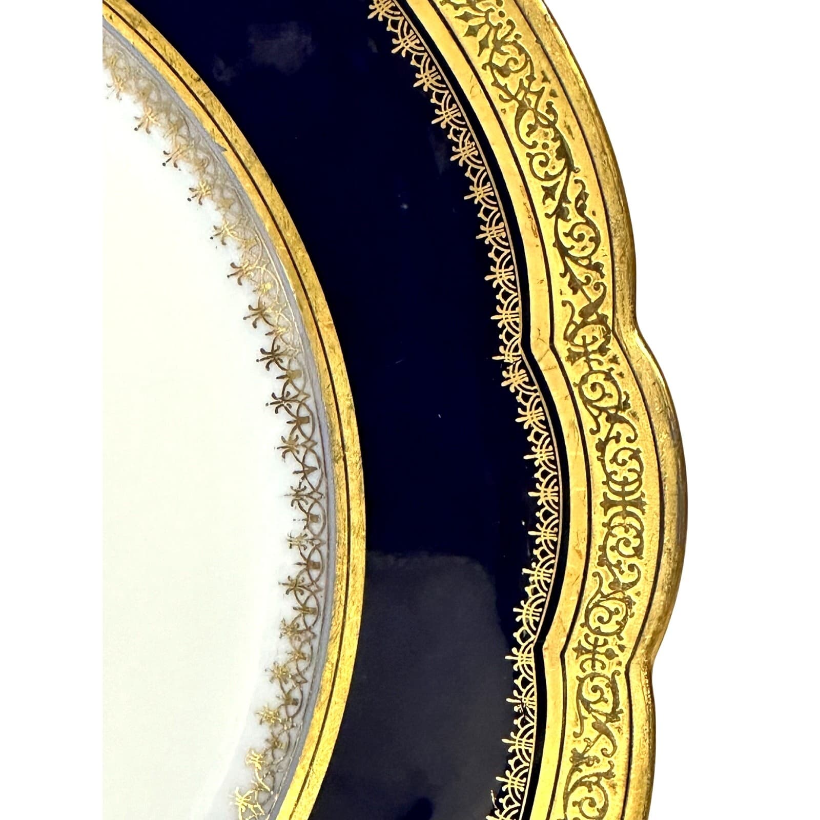 Sèvres Porcelain Château des Tuileries 1848 Heraldic Armorial Cabinet Plate - Thumbnail 6