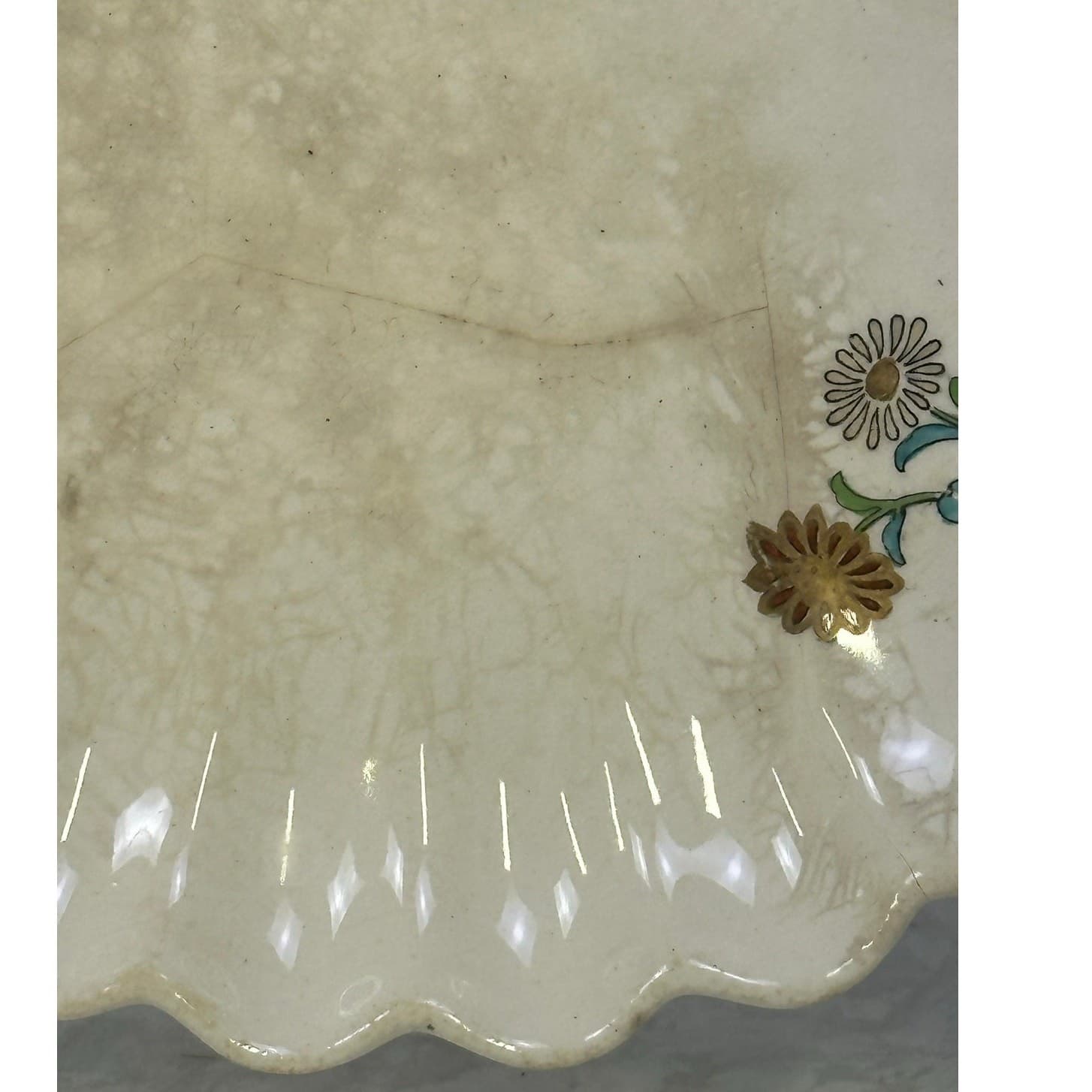 Copeland Spode Aesthetic Movement c. 1870-1890 Chelsea Bird Flower 8 3/8" Plate - Thumbnail 5