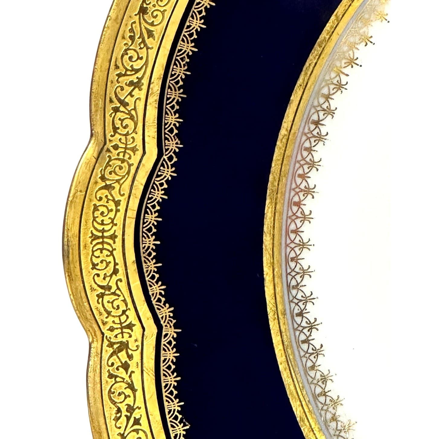 Sèvres Porcelain Château des Tuileries 1848 Heraldic Armorial Cabinet Plate - Thumbnail 3