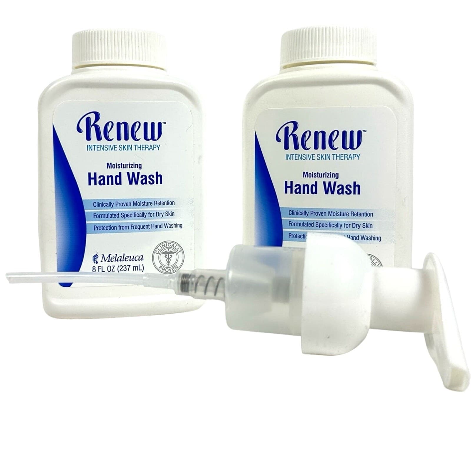 Melaleuca RENEW Intensive Skin Therapy Hand Wash Two 8 oz Bottles/One Pump-New! - Thumbnail 2