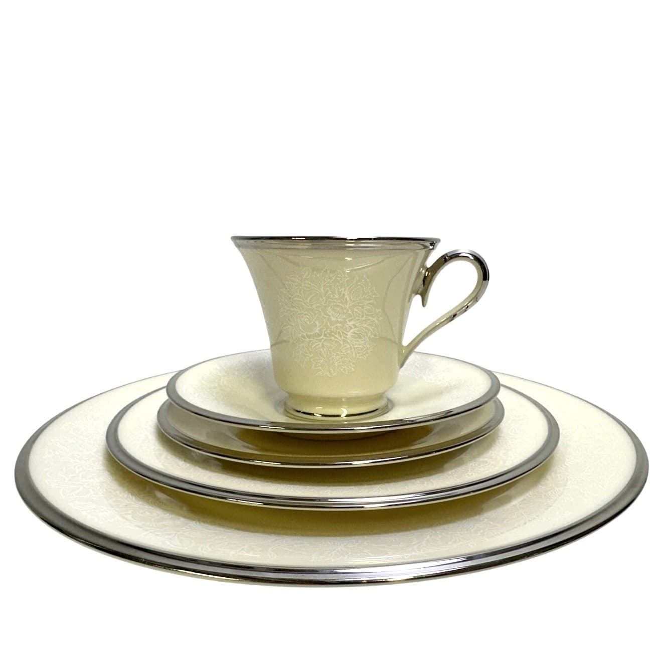 Lenox 'Moonspun' Retired USA 5-Piece Place Setting-Excellent