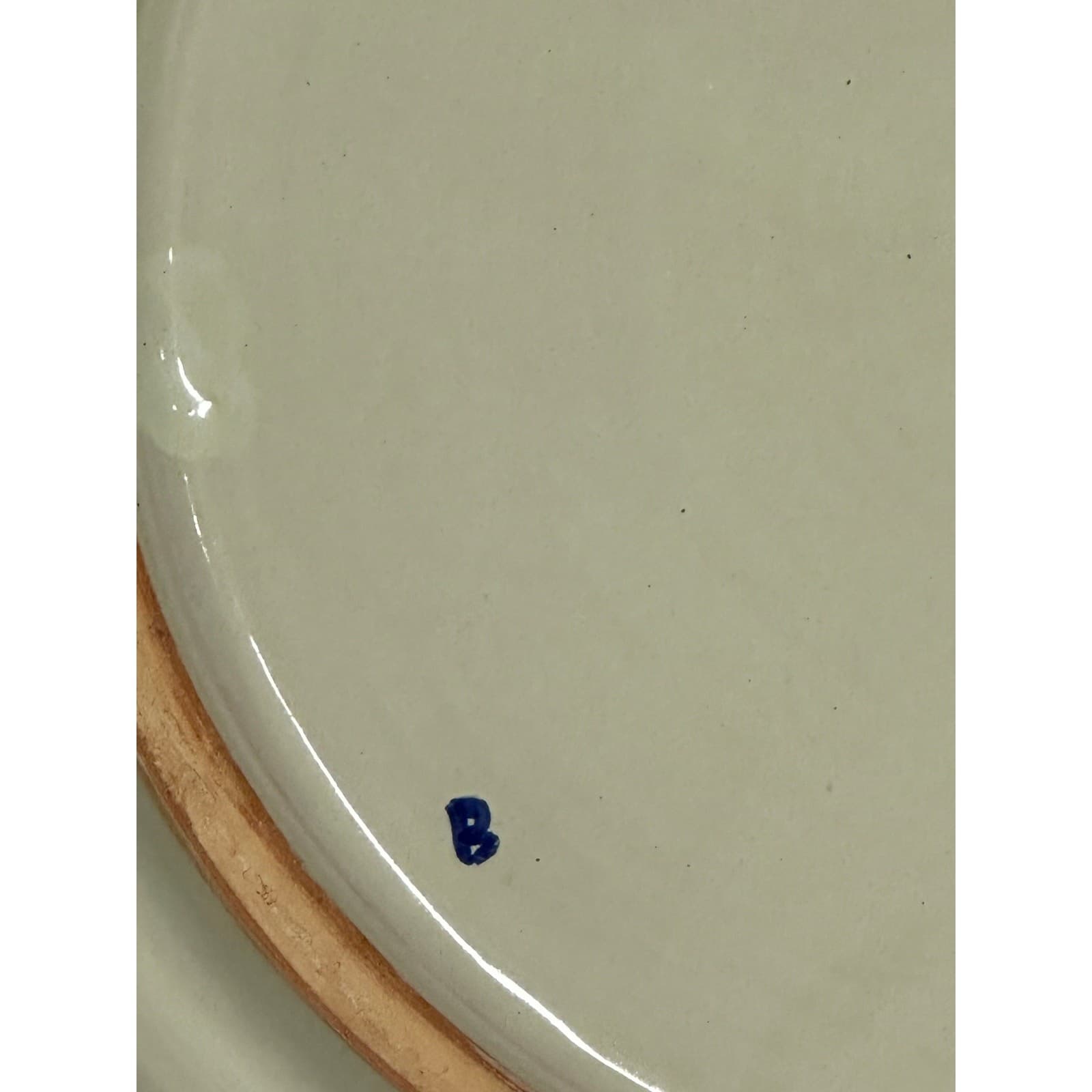 Talavera Puebla Pottery Mexico Cobalt Blue White 12" Charger Plate-Design D - Thumbnail 8
