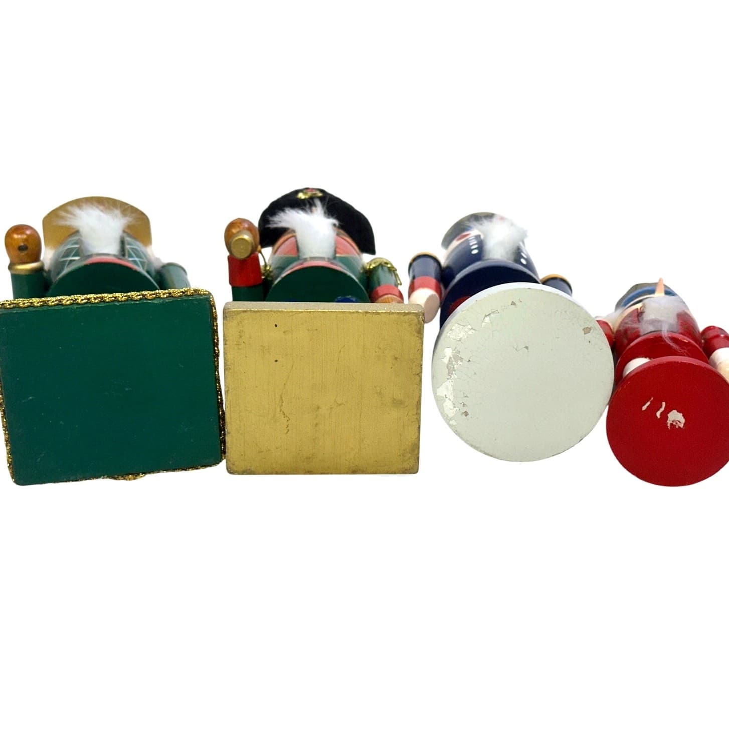 Festive Holiday 10"-15" Vibrant and Colorful Wooden Soldier Nutcrackers-Set of 4 - Thumbnail 8