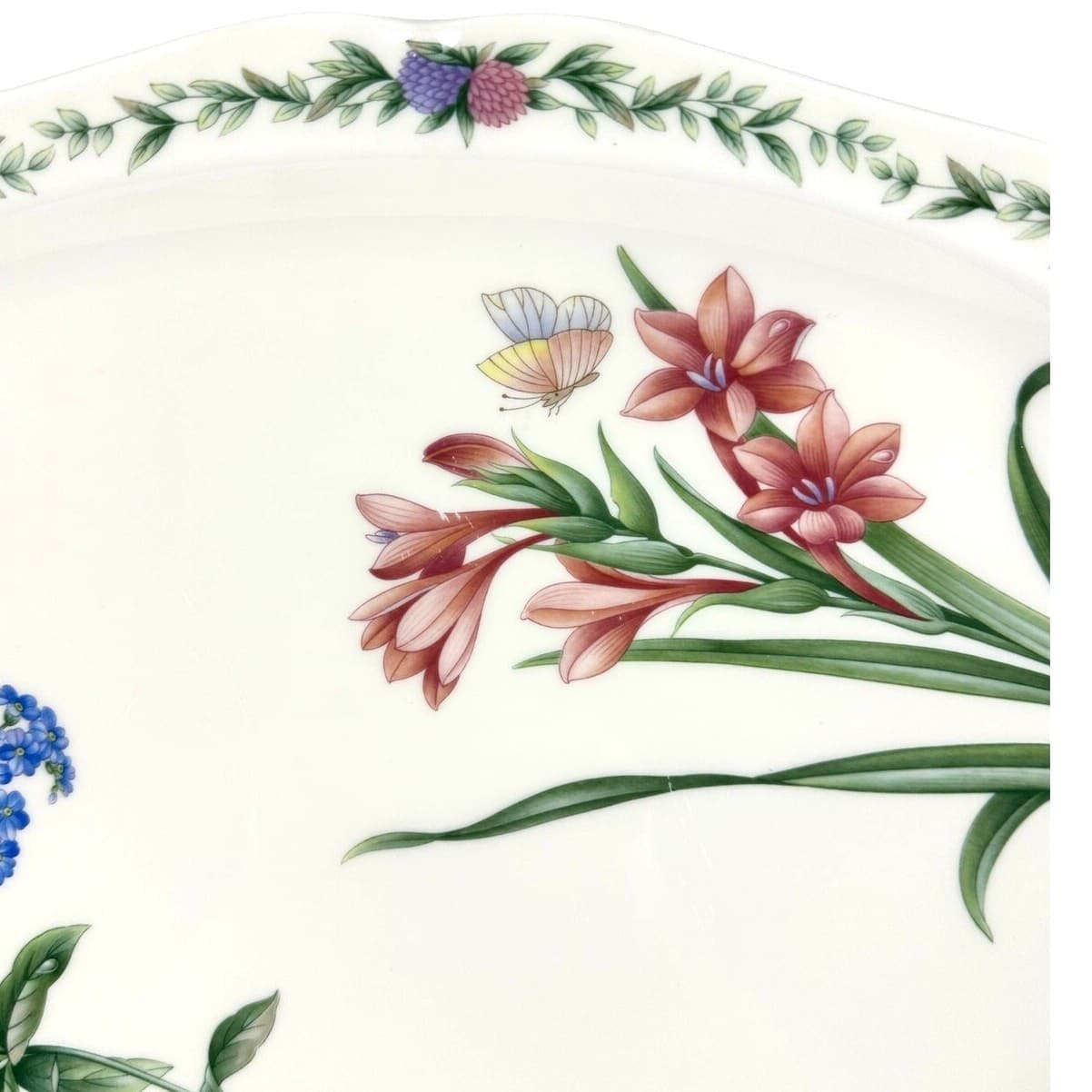 Noritake Conservatory Gala Cuisine 7915 Japan Large Oval Serving Platter-Nice! - Thumbnail 5