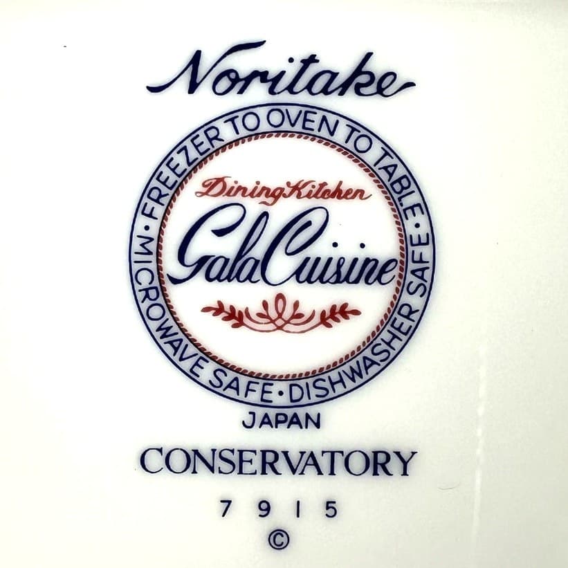 Noritake Conservatory Gala Cuisine 7915 Japan Large Oval Serving Platter-Nice! - Thumbnail 9