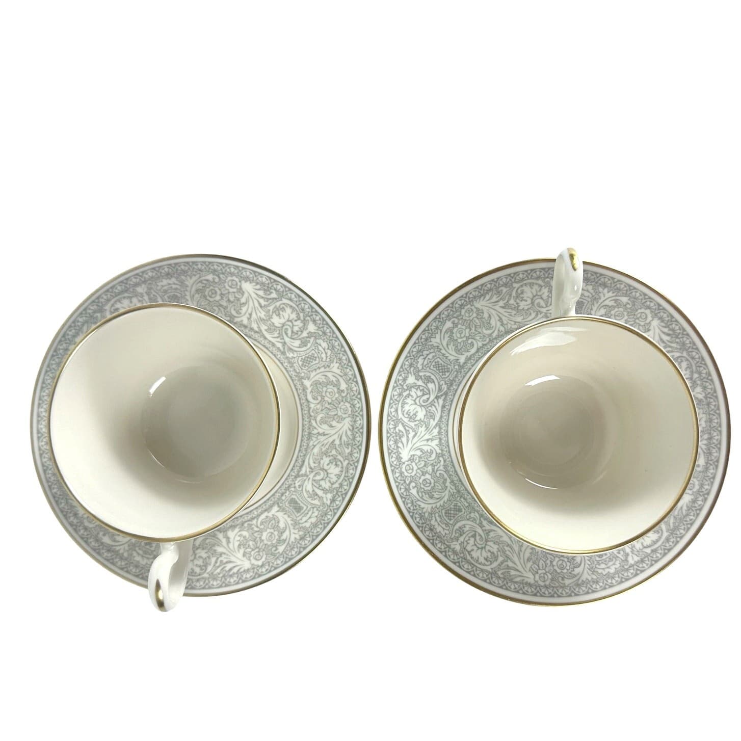 Franciscan Grey Renaissance Cup/Saucer Masterpiece & Gladding McBean-Set of 2 - Thumbnail 8