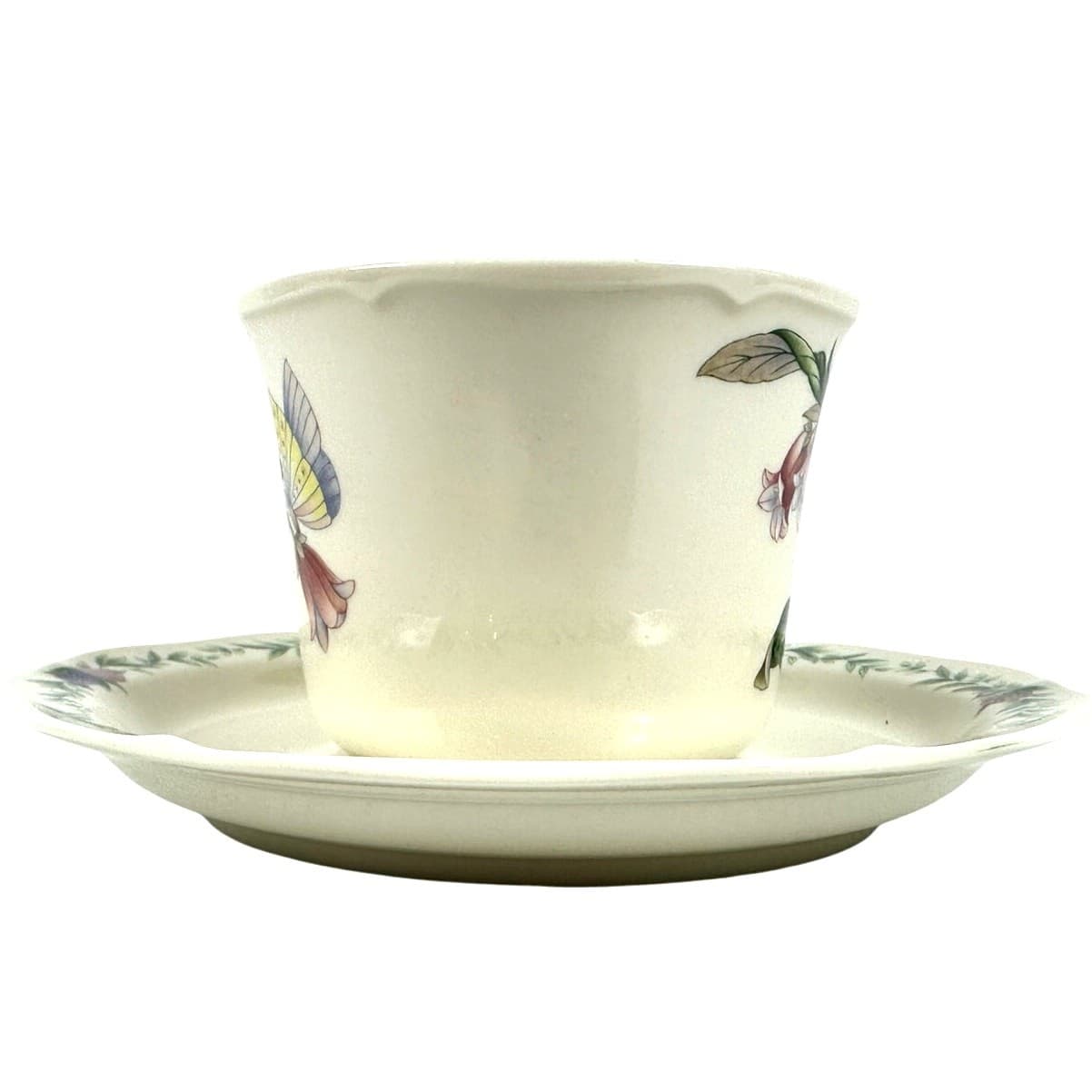 Noritake Conservatory Gala Cuisine 7915 Japan Tea Coffee Cup and Saucer Set! - Thumbnail 3