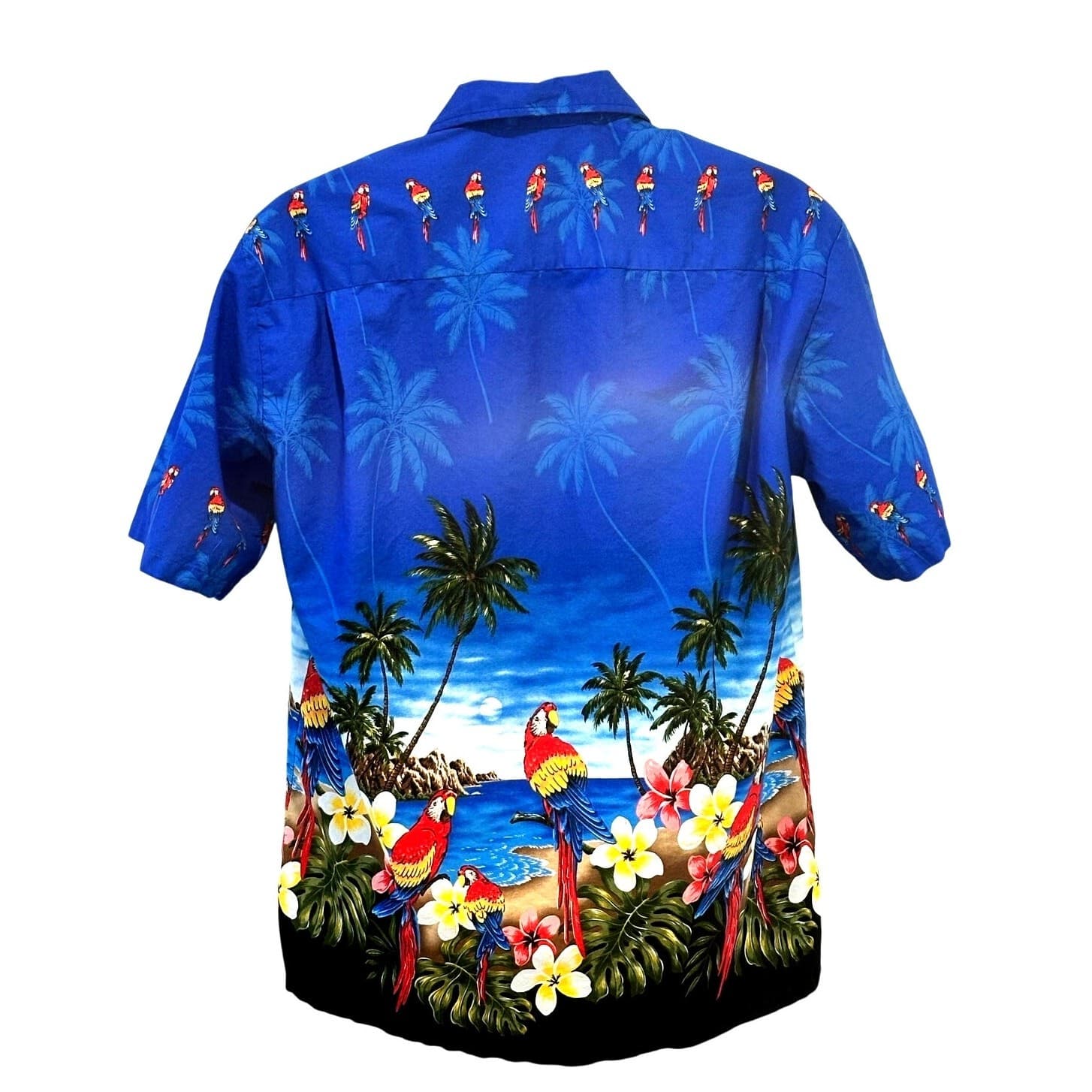 Pacific Legend Men’s Hawaiian Parrot Shirt Size Large-Excellent - Thumbnail 2