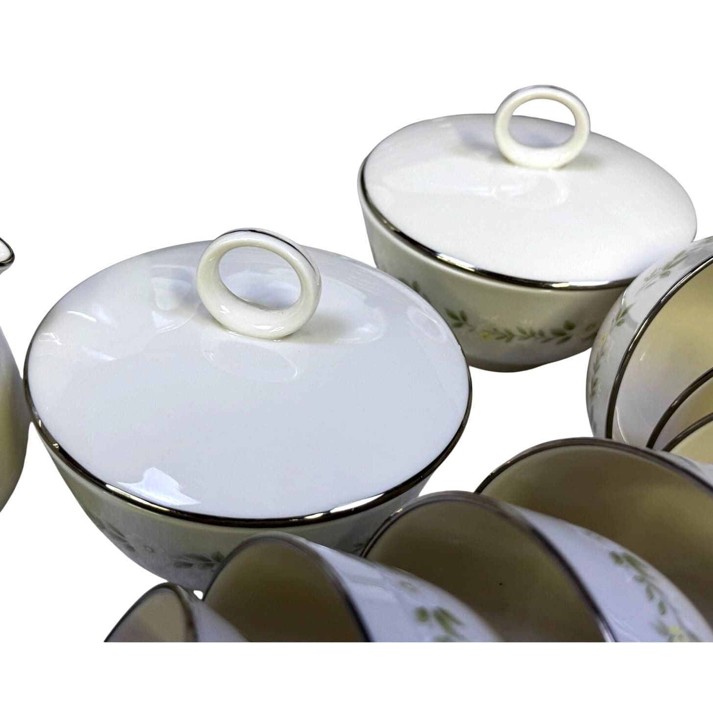 Noritake 'Cornelia' Ivory China Retired 1968-76-115 Piece Set-Service For 12 - Thumbnail 17