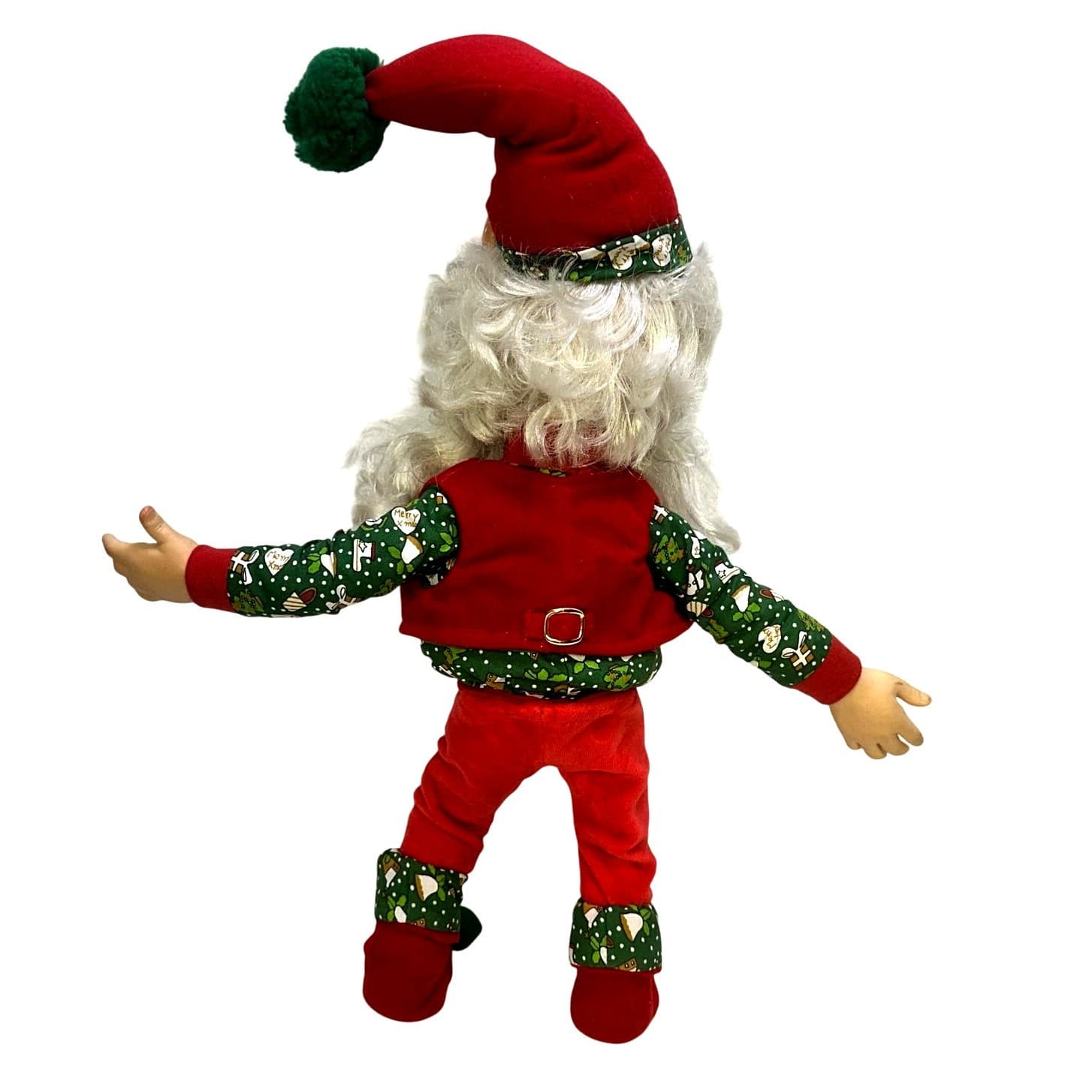 North Pole Village Vintage 1994 Enesco Sandi Zimnicki Poseable 20" Elf Dolls-3 - Thumbnail 5