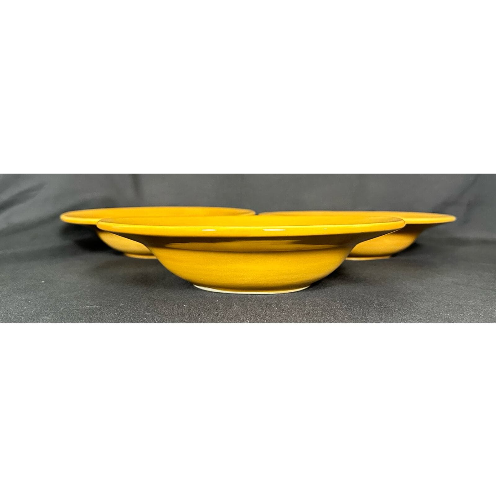 Amber Wide Rim Pasta/Salad/Soup Bowls `1-Everywhere Mexico 2-Unmarked-Set of 3 - Thumbnail 3