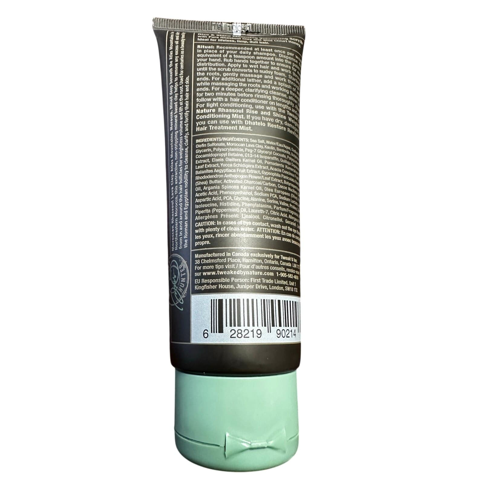 Tweak'd by Nature Rhassoul Lava Clay Rise & Shine Cleansing Volumizing Scrub-New - Thumbnail 3