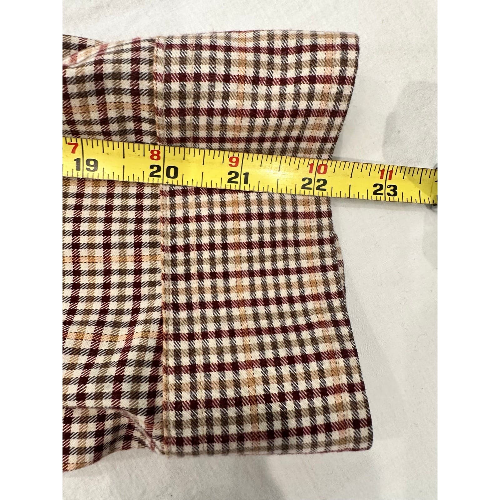 L L Bean Men's Large Wrinkle Free Kennebunk Sport LS Button-Down Traditional Fit - Thumbnail 7