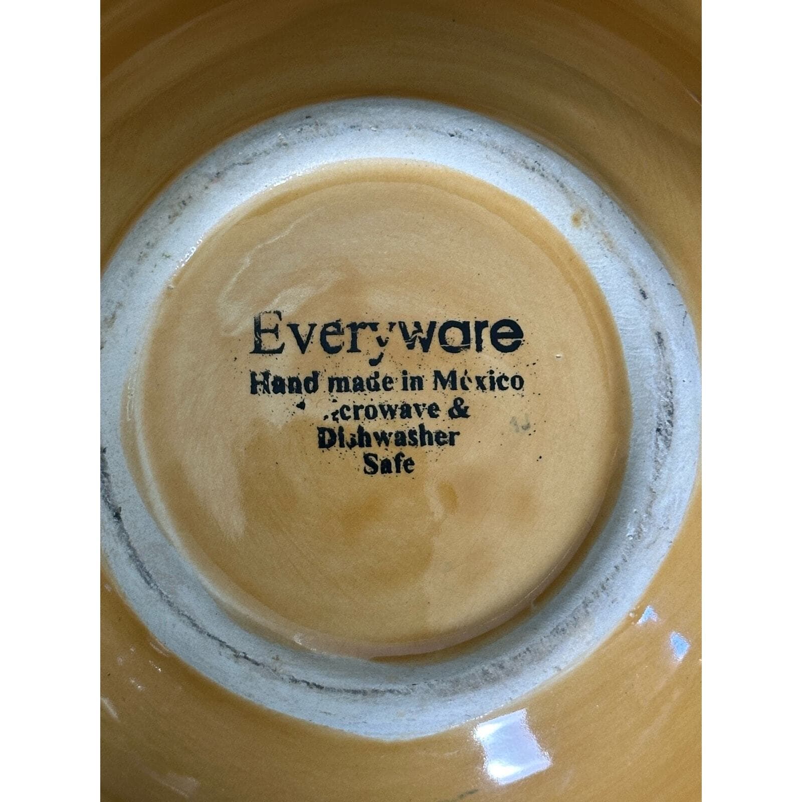 Amber Wide Rim Pasta/Salad/Soup Bowls `1-Everywhere Mexico 2-Unmarked-Set of 3 - Thumbnail 5